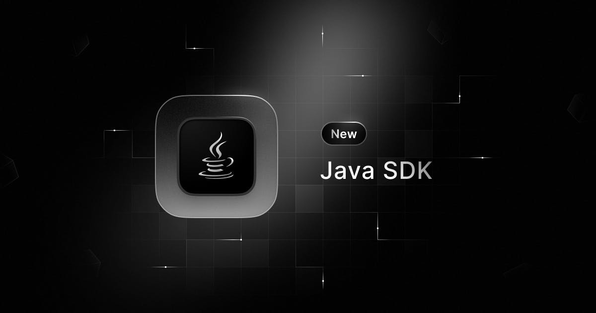 Announcing the Java SDK